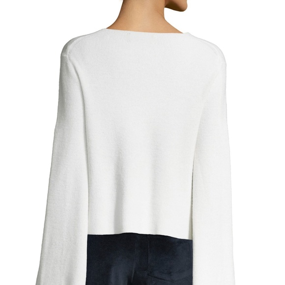 NWT KENDALL AND KYLIE V-Neck Bell Sleeve Sweater XS - Picture 2 of 6